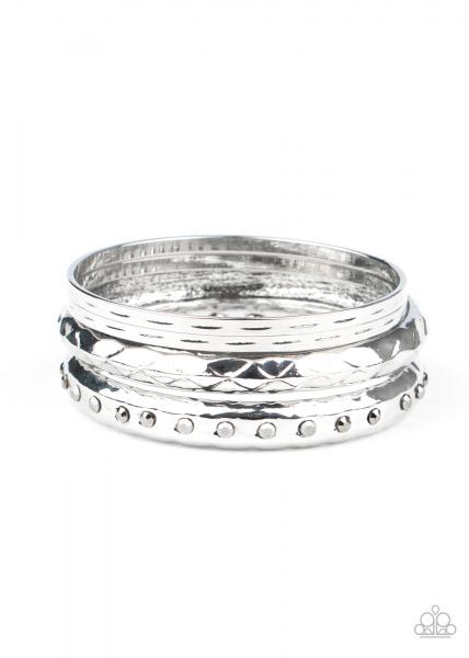 ***Revved Up Rhinestones - Silver