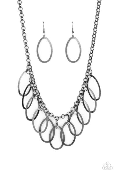 ***Double OVAL-time - Black